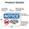 Signmission No Food Or Drink Allowed Beyond This Point, 14 in W x Rectangle, Aluminum OS-2PACK-NS-A-1014-L-16125 - alternate 7